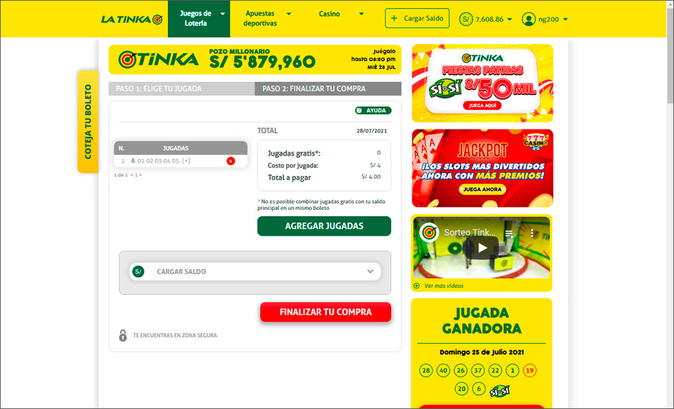 La Tinka: el juego de lotería más popular del Perú ⚪ Pozo Millonario